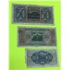 Image 6 : Lot (3) Nazi Germany Bank Notes, Paper Money