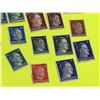 Image 2 : Lot (20) Nazi Hitler Stamps