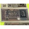 Image 3 : Lot (4) Nazi Germany Bank Notes, Paper Money