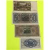 Image 6 : Lot (4) Nazi Germany Bank Notes, Paper Money