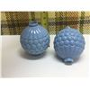Image 5 : 2 Blue Lightening Rod Balls, Porcelain