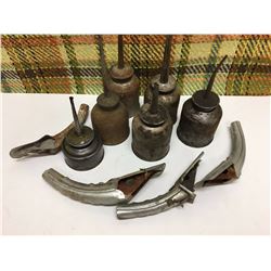 Lot Oil Can Spouts And Oilers