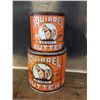 Image 1 : Lot (2) Squirrel Peanut Butter Tins 48oz & 26oz