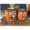 Image 7 : Lot (2) Squirrel Peanut Butter Tins 48oz & 26oz