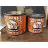 Image 8 : Lot (2) Squirrel Peanut Butter Tins 48oz & 26oz