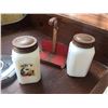 Image 4 : Milk Glass Salt And Pepper With Holder