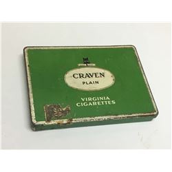 Craven Plain Flat Tobacco Tin