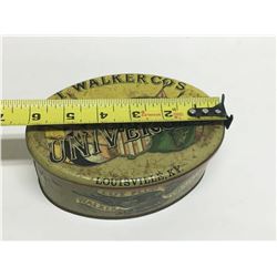 T. Walker co. Universal Tobacco Tin