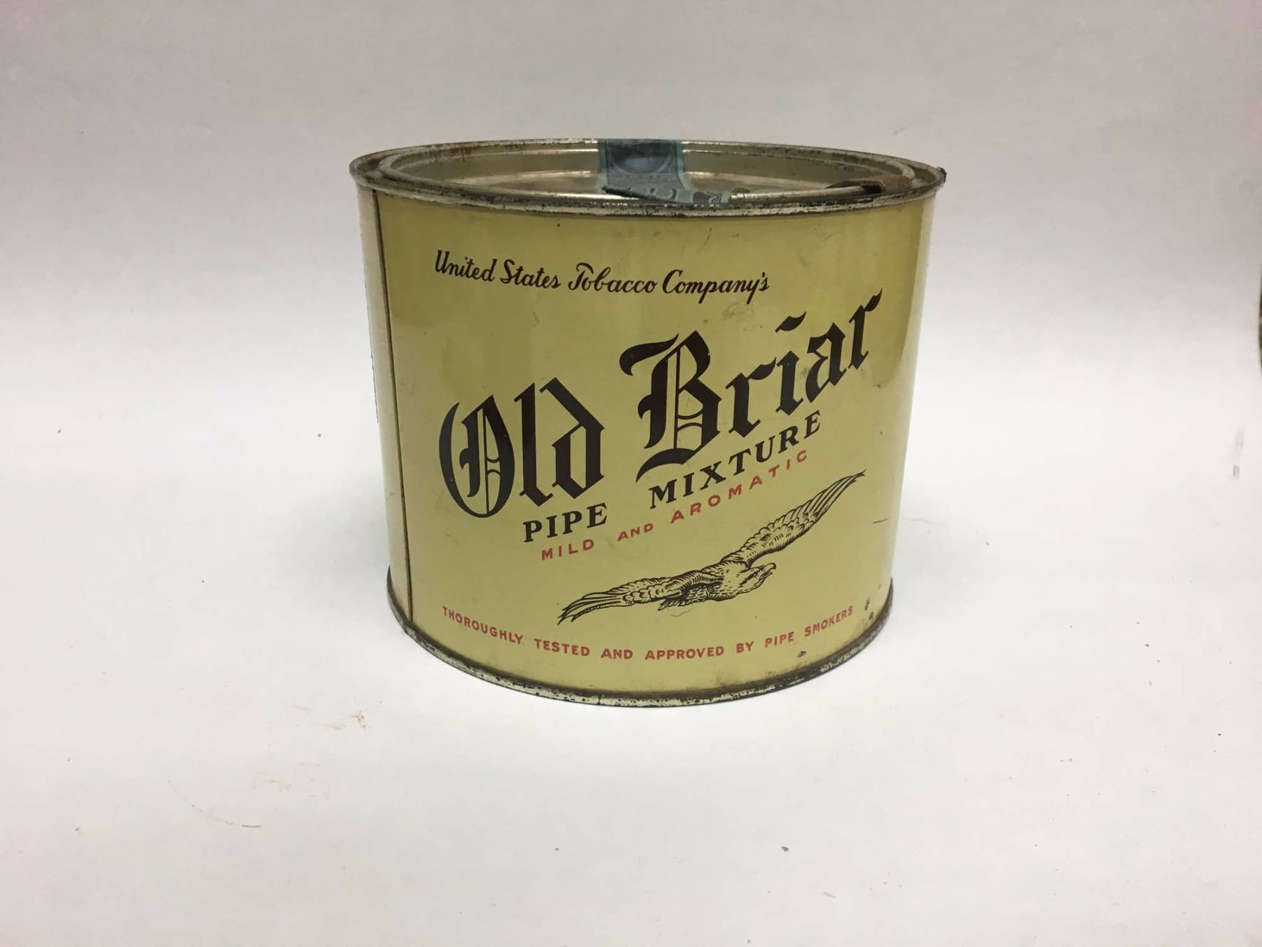 old briar tobacco tin Mid Century Tobacco Trader - Briar Works