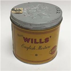 Wills 1/2lbs Tobacco Tin