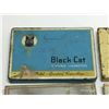 Image 5 : Lot (4) Flat Cigarette Tins (State Express, Three Threes, Sweet Caporal, Pall Mall Black Cat)