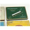 Image 3 : Lot (4) Flat Cigarette Tins (Philip Morris, Black Cat, Macdonalds, Gold Flake (Wills))