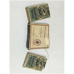 Lot (3) Paper Cigarette Packs (Players, British Consols, Players 1915)