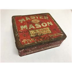 Master Mason Tobacco Tin