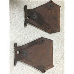 Pair of John Deere VanBrunt Cast Iron Sedd Drill Ends