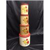 Image 1 : 1952 Vintage Kitchen Canister Set GSW