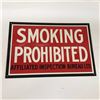 Image 1 : NOS Enamel ‘Smoking Prohibited’ Sign 15” x10” (Wooden Grain Elevator insurance)