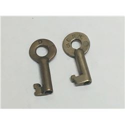 CNR CPR Railway Brass Switch Keys