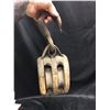 Image 2 : Lot Large Block And Tackle Wooden Pulleys