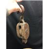 Image 5 : Lot Large Block And Tackle Wooden Pulleys