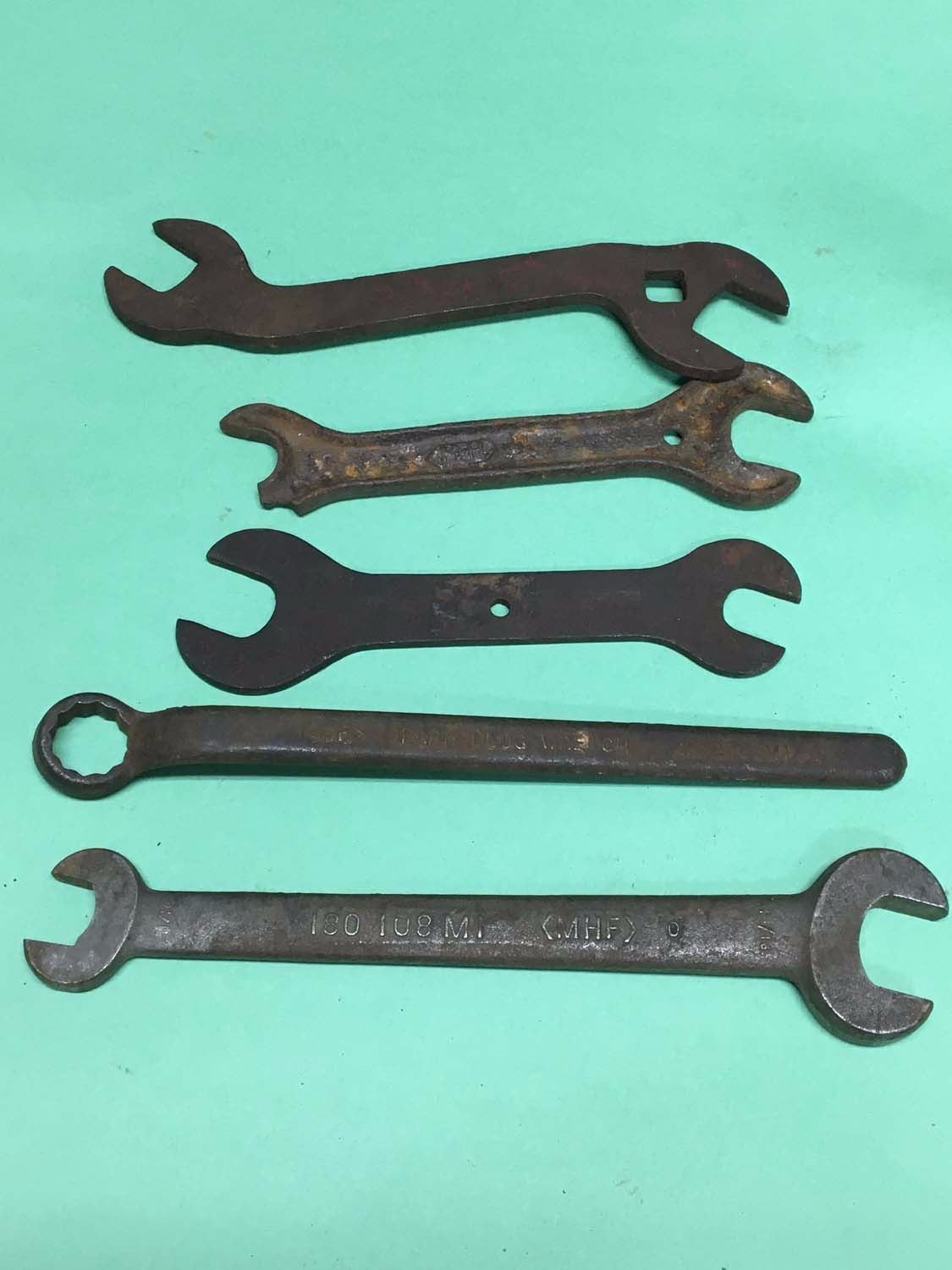 Lot (5) Antique Massey Harris & Ferguson Wrenches