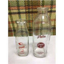Lot (2) Purity And Palm Milk Bottles