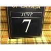 Image 3 : Vintage Royal Bank Of Canada Tin Advertising Calendar 18 1/2” x 12 1/4"”