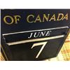 Image 4 : Vintage Royal Bank Of Canada Tin Advertising Calendar 18 1/2” x 12 1/4"”