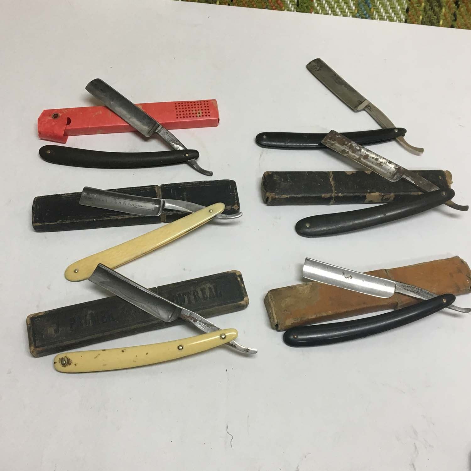 1870s Razor Lot (6) Antique Straight Razors
