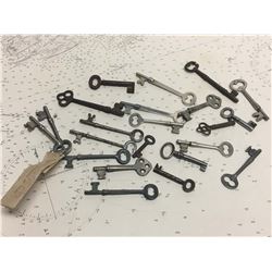 Lot (22) Antique Skeleton Keys