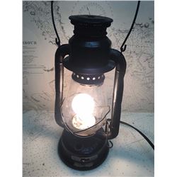 Antique Lantern Turned Into Lamp