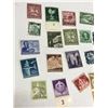 Image 3 : Lot (22) Nazi Germany And Occupied Stamps