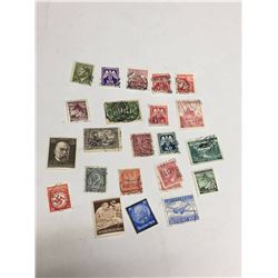 Lot (22) Nazi Germany And Occupied Stamps