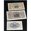 Image 5 : Lot (3) Nazi Germany Bank Notes