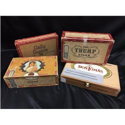 Lot Cigar Boxes
