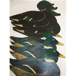 Lot Paper And Felt 1950’s Duck Decoys Gevelot & Boxcraft