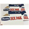 Image 2 : Lot (2) Unused Cardboard Husky Service Station 1 Quart Oil Can Carriers