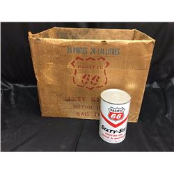 Full Pacific 66 1 Quart Oil Can And 24 Quart Box