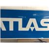 Image 3 : Atlas Tires Advertising Light Up Clock, 36” x 10" (Clock Works, Needs Bulbs)