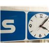 Image 4 : Atlas Tires Advertising Light Up Clock, 36” x 10" (Clock Works, Needs Bulbs)