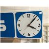 Image 5 : Atlas Tires Advertising Light Up Clock, 36” x 10" (Clock Works, Needs Bulbs)