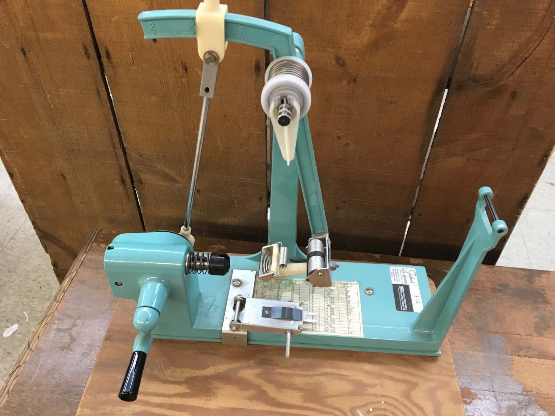 Retro Sasheen Bow Making Machine Bodnarus Auctioneering