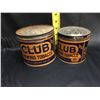 Image 5 : Lot (2) Key Wind Club Chewing Tobacco Tins