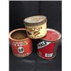 Image 5 : Lot (3) Tobacco Tins Union Leader Half/Half Brier