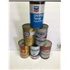 Image 1 : Lot (6) One Quart Oil Cans