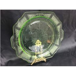 Hocking Depression Glass Sandwich Plate