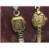Image 7 : Lot Vintage Bulova Gruen Ladies Watches And Bulova Box 2 Tick, 2 are Gold Filled, one Gold Filled Ba