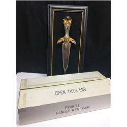 16" Franklin Mint Decorative Dagger w/ Original Box