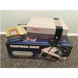 Working Boxed Original Nintendo w/ 3 Games, All Tested