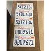 Image 1 : Lot (5) California License Plates